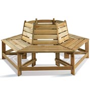 ex banc de jardin circulaire orlando - burger